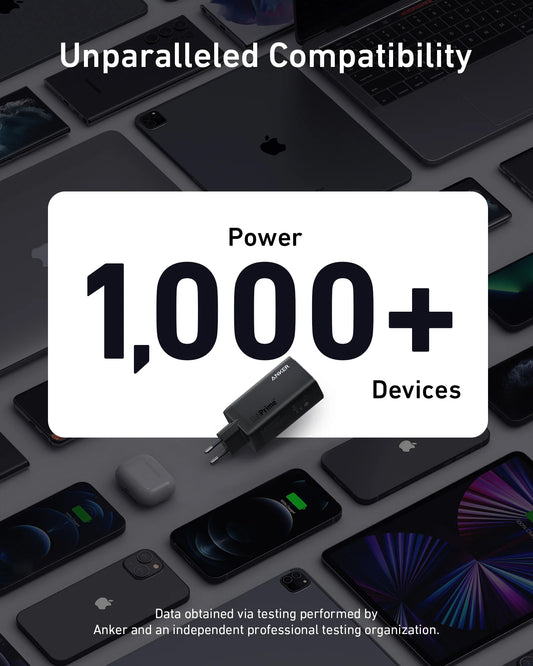 Netzwerk-Ladegerät Anker 737, 120W, 5A, 1 x USB-A - 2 x USB-C, Schwarz