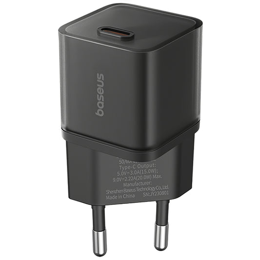 Baseus GaN5S Netzwerk-Ladegerät GaN5S, 30W, 3A, 1 x USB-C, Schwarz P10162504113-00
