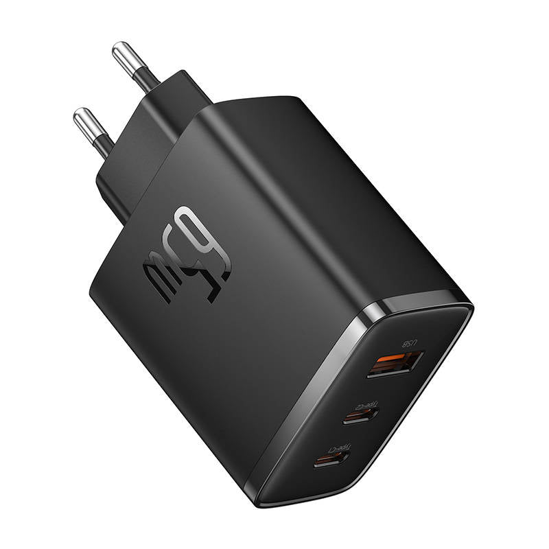 Baseus Cube Pro Netzladegerät, 65W, 3.25A, 1 x USB-A - 2 x USB-C, Schwarz P10152301113-00