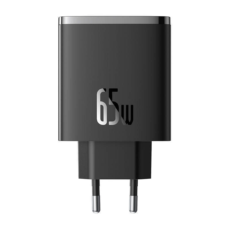 Baseus Cube Pro Netzladegerät, 65W, 3.25A, 1 x USB-A - 2 x USB-C, Schwarz P10152301113-00
