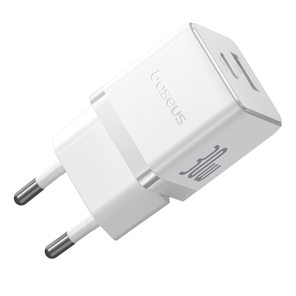 Baseus Palm Netzladegerät, 30W, 3A, 1 x USB-A - 1 x USB-C, Weiß P1011160A213-00