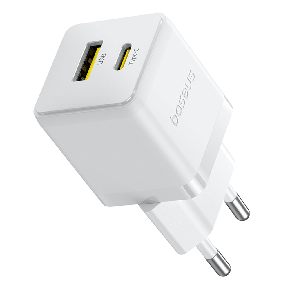 Baseus Palm Netzladegerät, 30W, 3A, 1 x USB-A - 1 x USB-C, Weiß P1011160A213-00