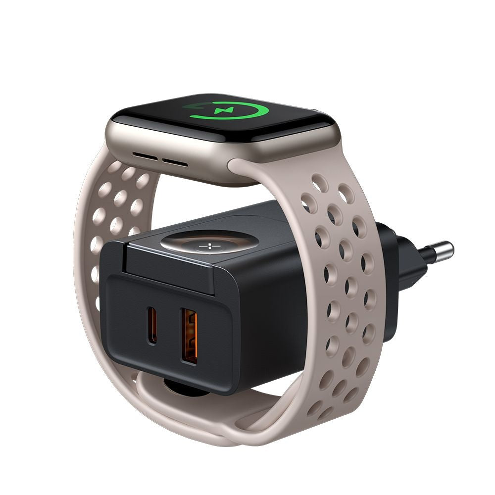 Netzladegerät McDodo CH-3700 Companion, 30W, 3A, 1 x USB-A - 1 x USB-C, Schwarz
