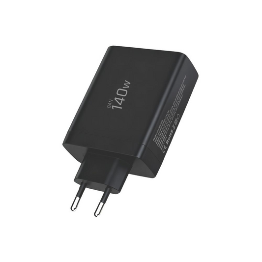 Netzladegerät Tech-Protect NC140W-GAN, 140W, 5A, 1 x USB-A - 3 x USB-C, Schwarz