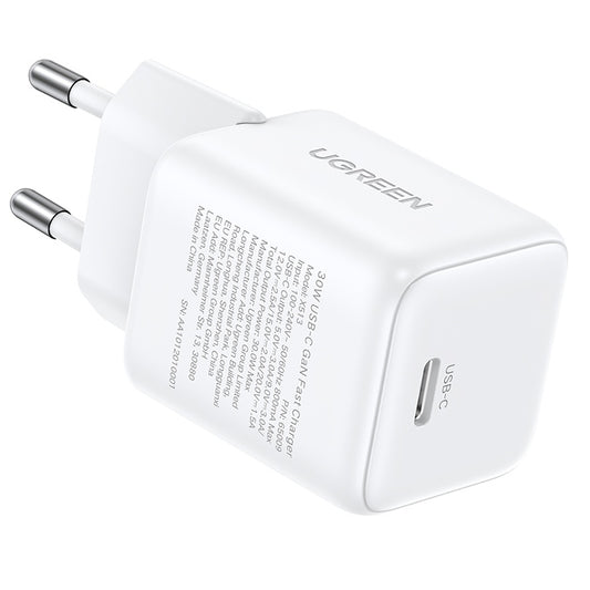 UGREEN X513 Netzladegerät, 30W, 3A, 1 x USB-C, Weiß