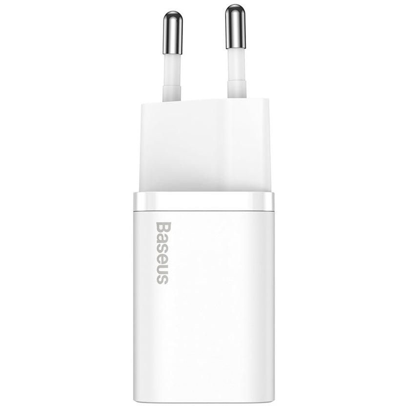 Baseus Super Si Netzwerk-Ladegerät, 20W, 3A, 1 x USB-C, Weiß CCSUP-B02