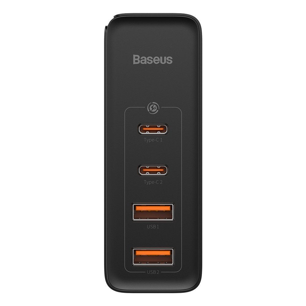 Network Charger Baseus GaN2 Pro, 100W, 5A, 2 x USB-A - 2 x USB-C, Black CCGAN2P-L01