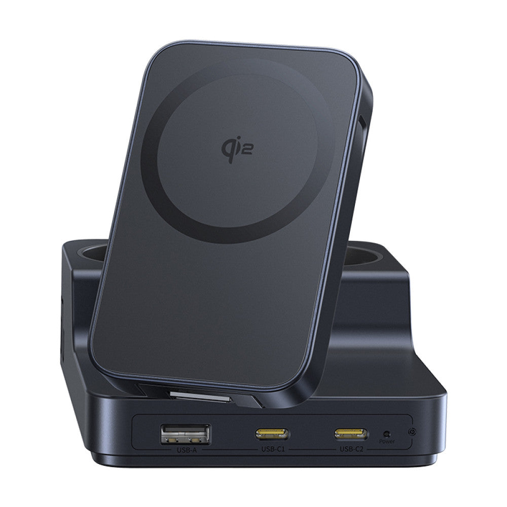 Baseus Nomos ND11 QI 6in1 Ladestation, 67W, 3.35A, 1 x USB-A - 2 x USB-C - 2 x Schuko, Schwarz P80015804213-00