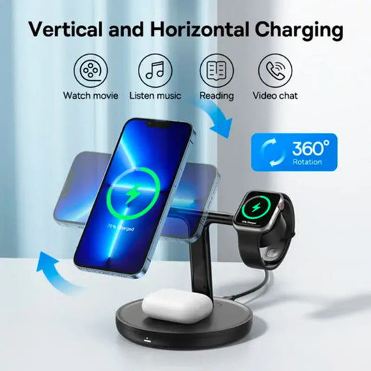 Baseus Swan 3in1 Wireless Network Charger, 20W, 1.67A, P10221302113-Z1