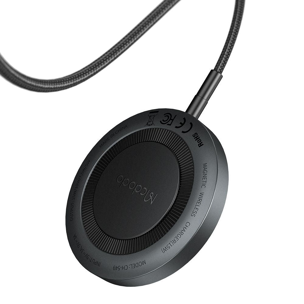 Drahtloses Netzladegerät McDodo CH-5490, 15W, 1.67A, Schwarz