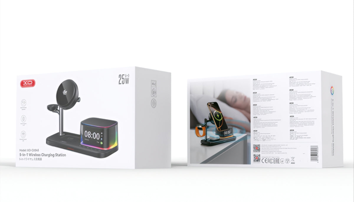 Wireless-Netzteil XO Design CX045 3in1, 25W, Schwarz