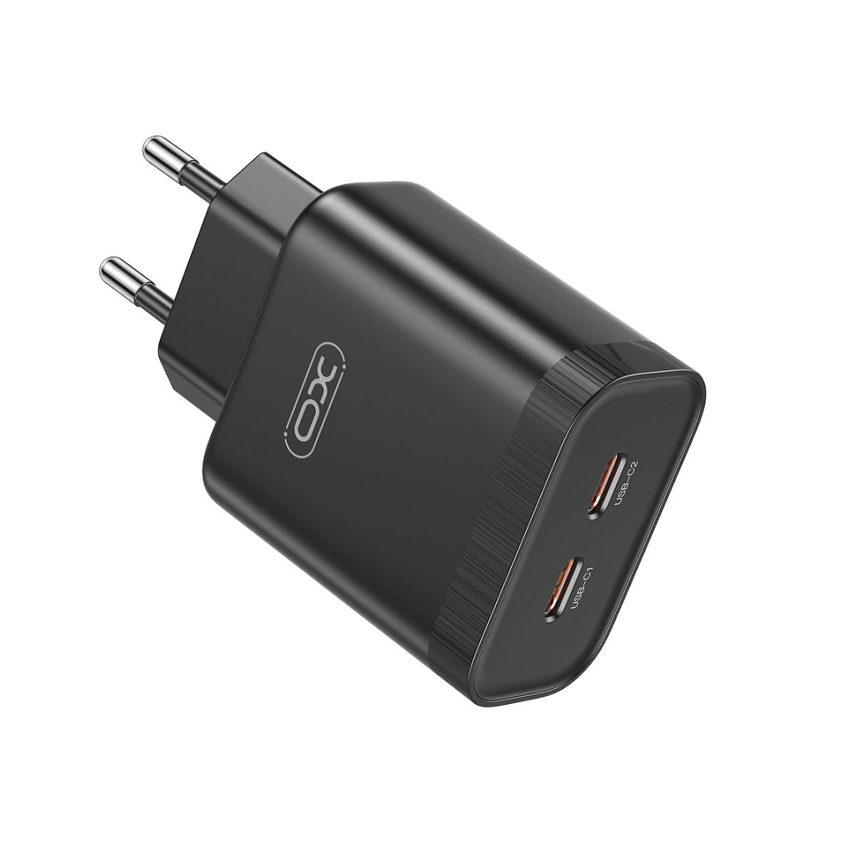 Netzwerk-Ladegerät XO Design L105, 35W, 3A, 2 x USB-C, Schwarz