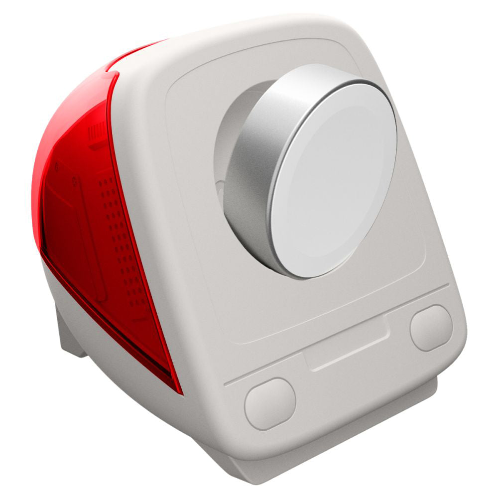 Spigen C1 Classic Halterung für Apple Watch Series Wireless-Ladegerät, Rot AMP09341