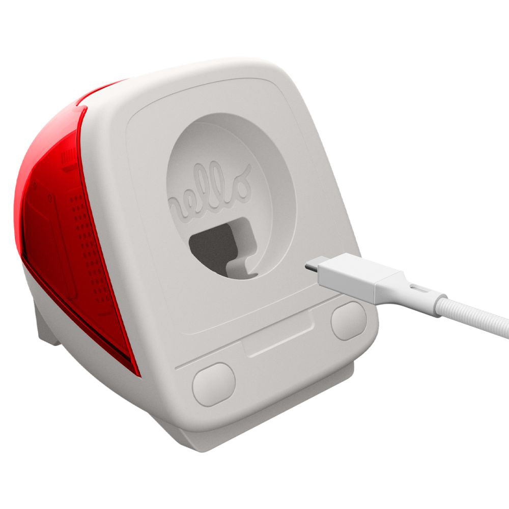 Spigen C1 Classic Halterung für Apple Watch Series Wireless-Ladegerät, Rot AMP09341