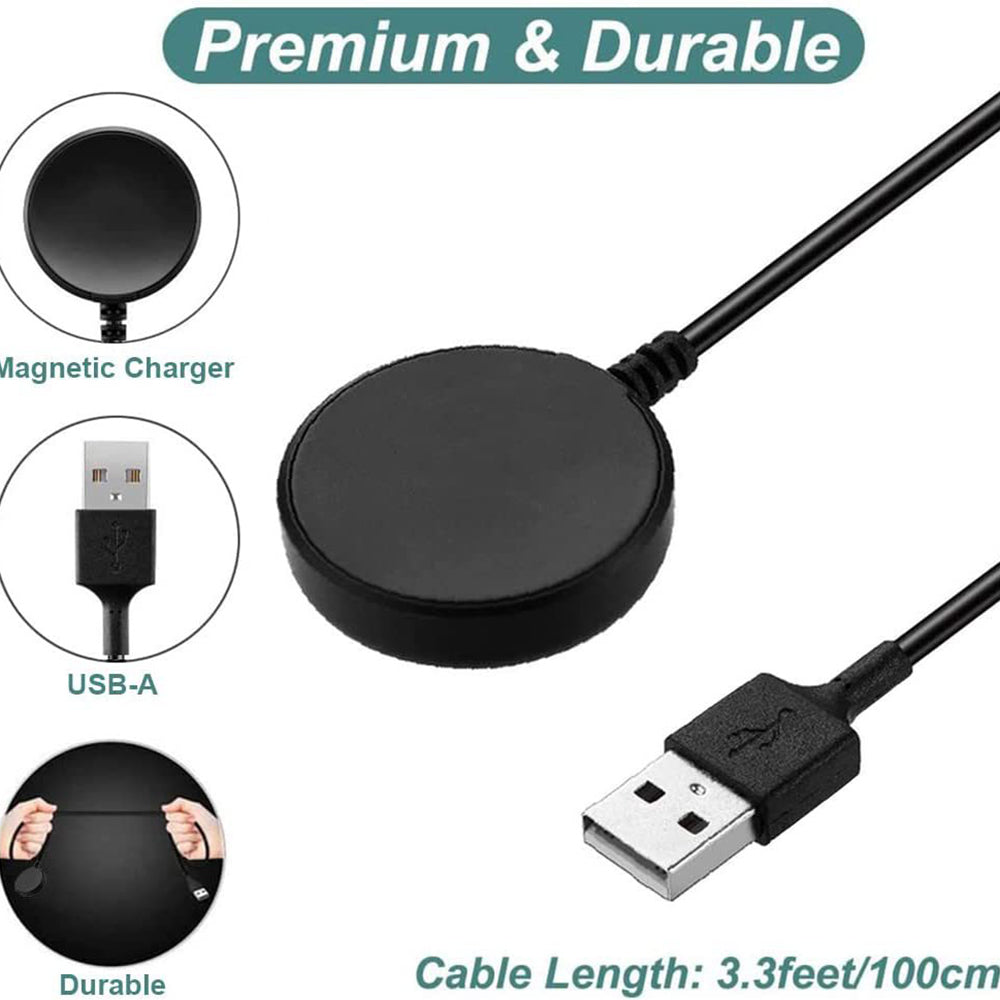 Wireless-Ladegerät Techsuit TSC12 für Samsung Galaxy Watch Series, USB-A, Schwarz