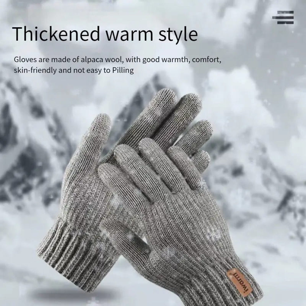 Winter-Touchscreen-Handschuhe Iwarm ST0016, Größe 22cm, Marineblau