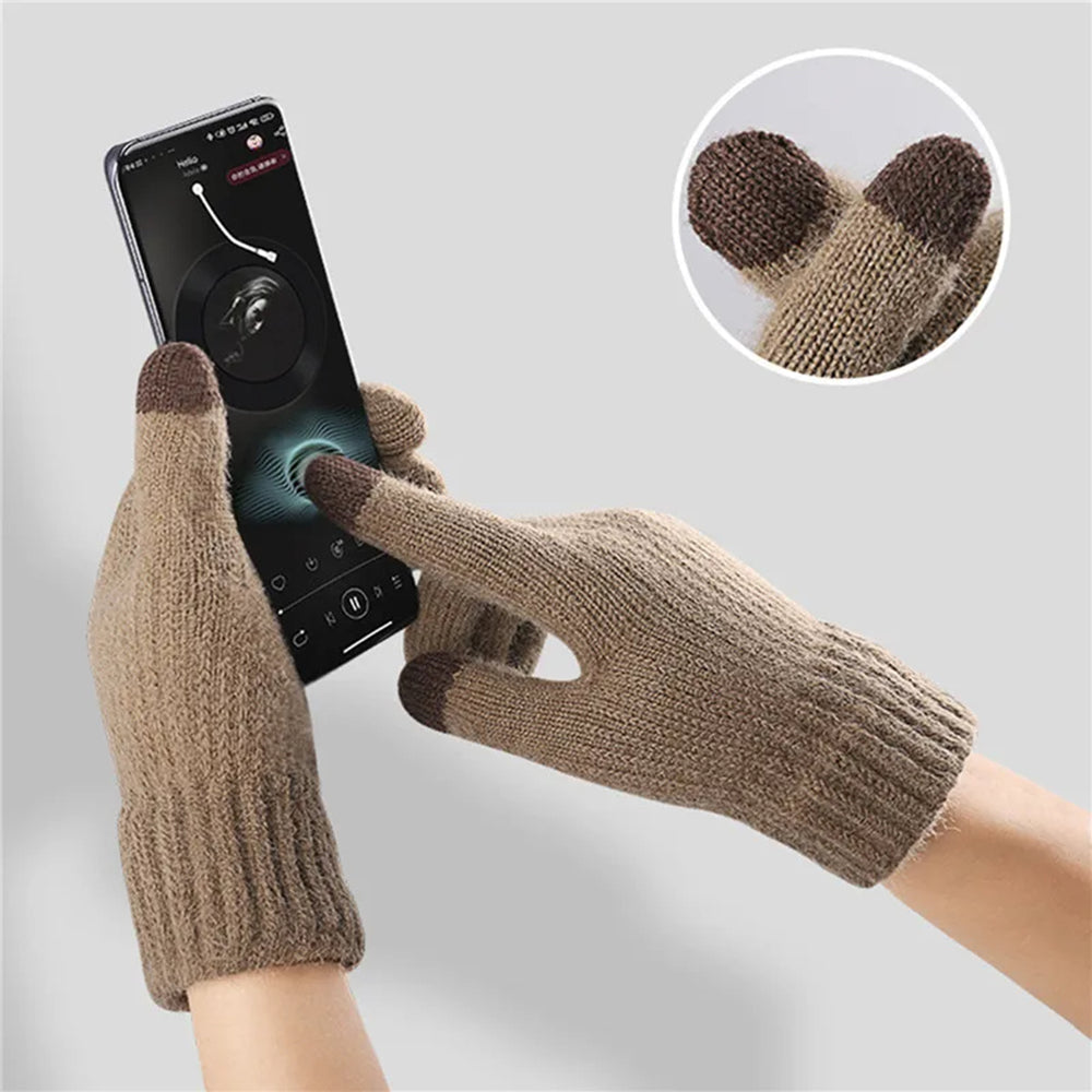 Winter-Touchscreen-Handschuhe Iwarm ST0016, Größe 22cm, Grau