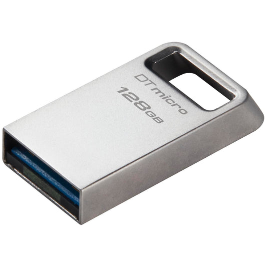 Kingston DataTraveler Micro G2 USB-A 3.2 Stick 128GB | Metall | Ultra-Kompakt