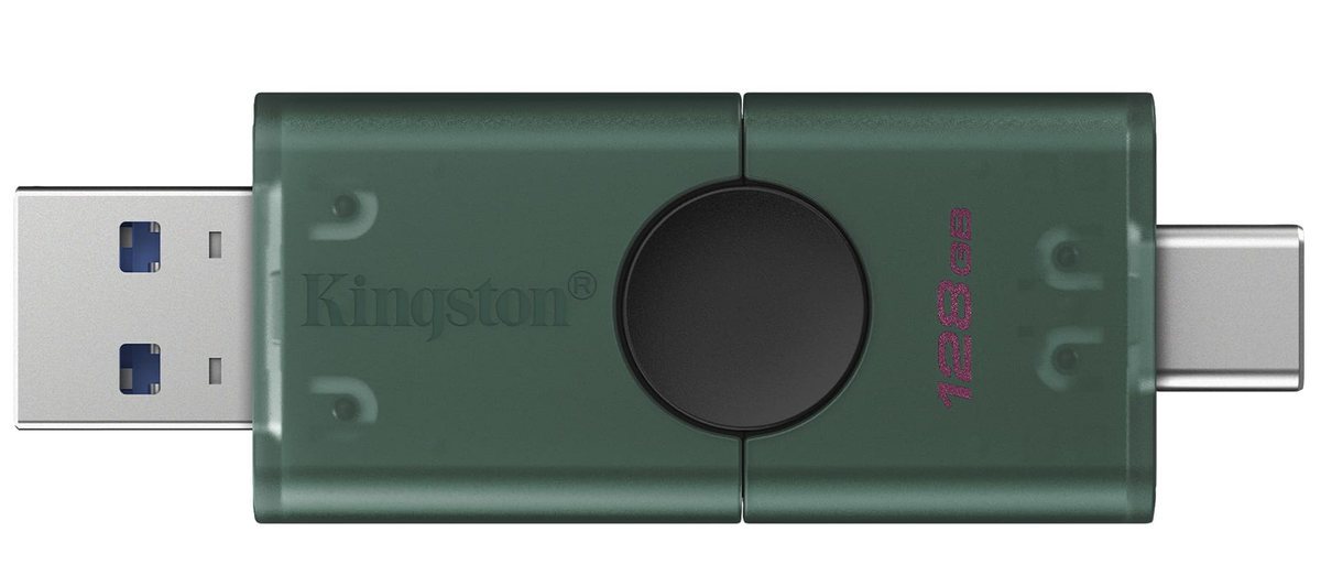 Externer Speicher USB-A 3.2 / USB-C Kingston Duo, 128Gb DTDEG2/128GB