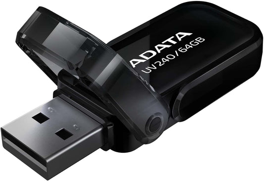 USB-A Externer Speicher Adata UV240 UV240, 32Gb AUV240-32G-RBK AUV240-32G-RBK