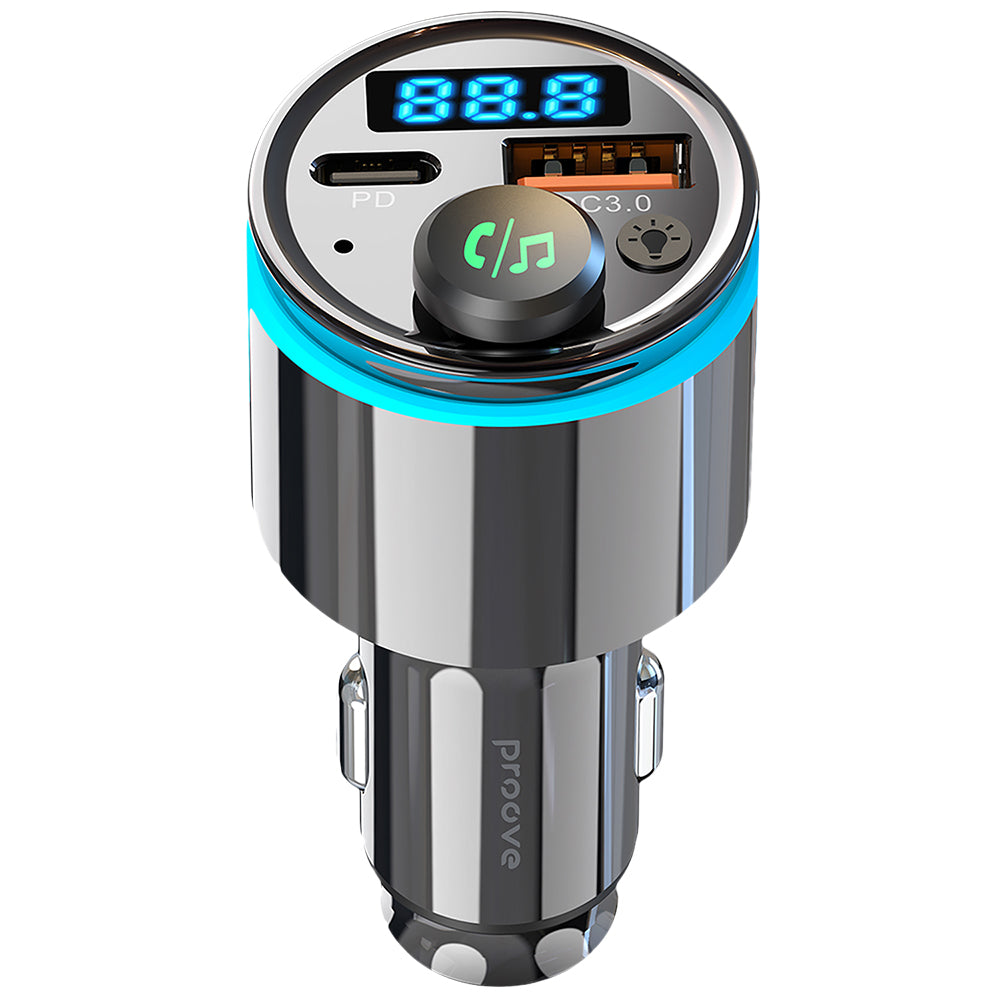 FM Bluetooth Modulator Proove, 1 x USB-A - 1 x USB-C FMNX30110001