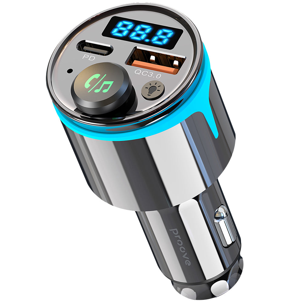 FM Bluetooth Modulator Proove, 1 x USB-A - 1 x USB-C FMNX30110001