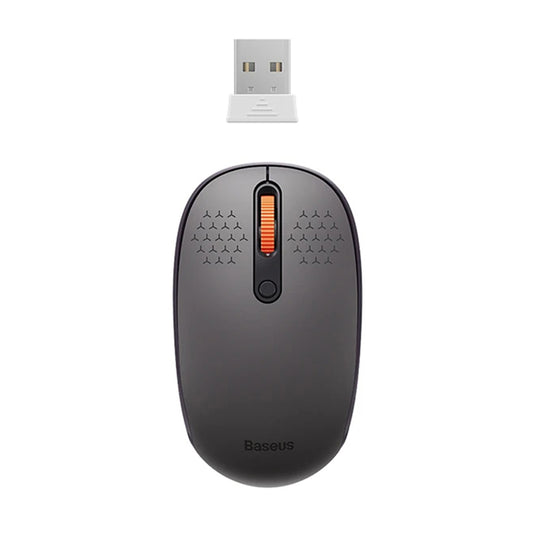 Baseus F01B Tri-Mode Wireless Maus, 1600DPI, BT / Wi-Fi, Grau B0105555503833-00