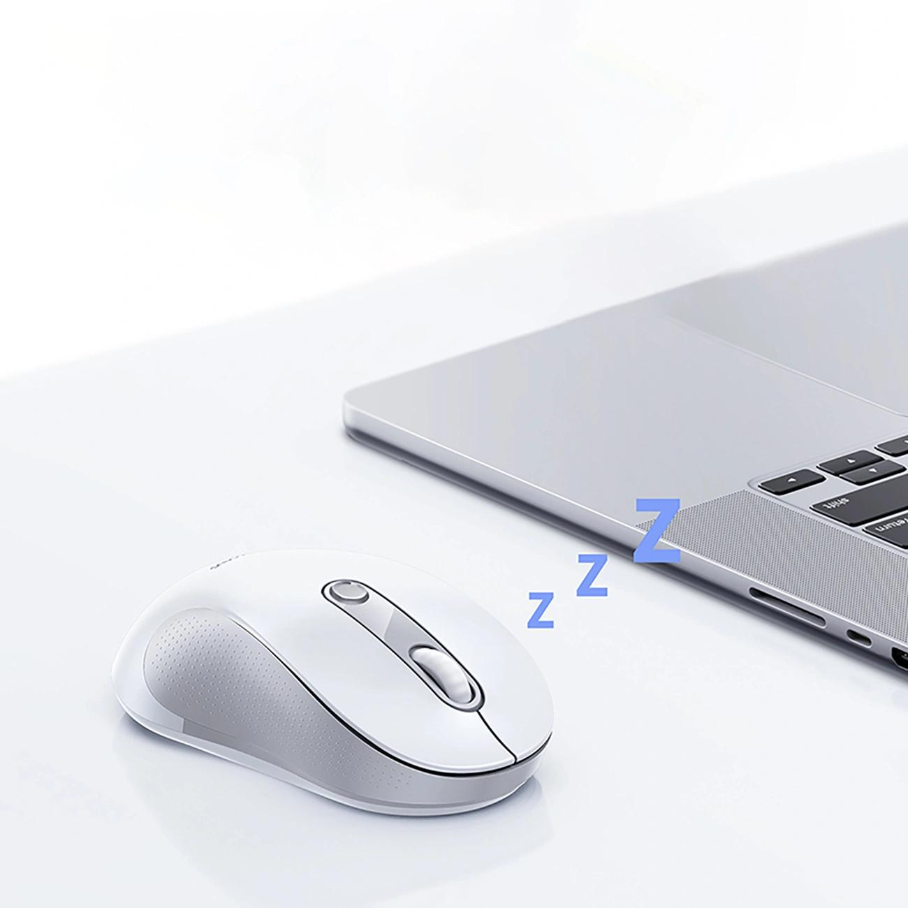 Kabellose Maus Baseus F02, 1600DPI, Wi-Fi, Weiß B0203302