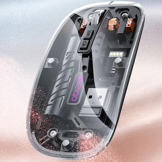 Kabellose Maus Yesido KB29, 800DPI - 1600DPI, BT / Wi-Fi, Schwarz