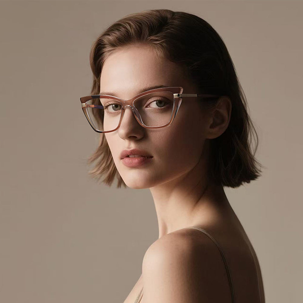 Damen Computerbrille Techsuit 2271, Anti-Blue Light, Schwarz