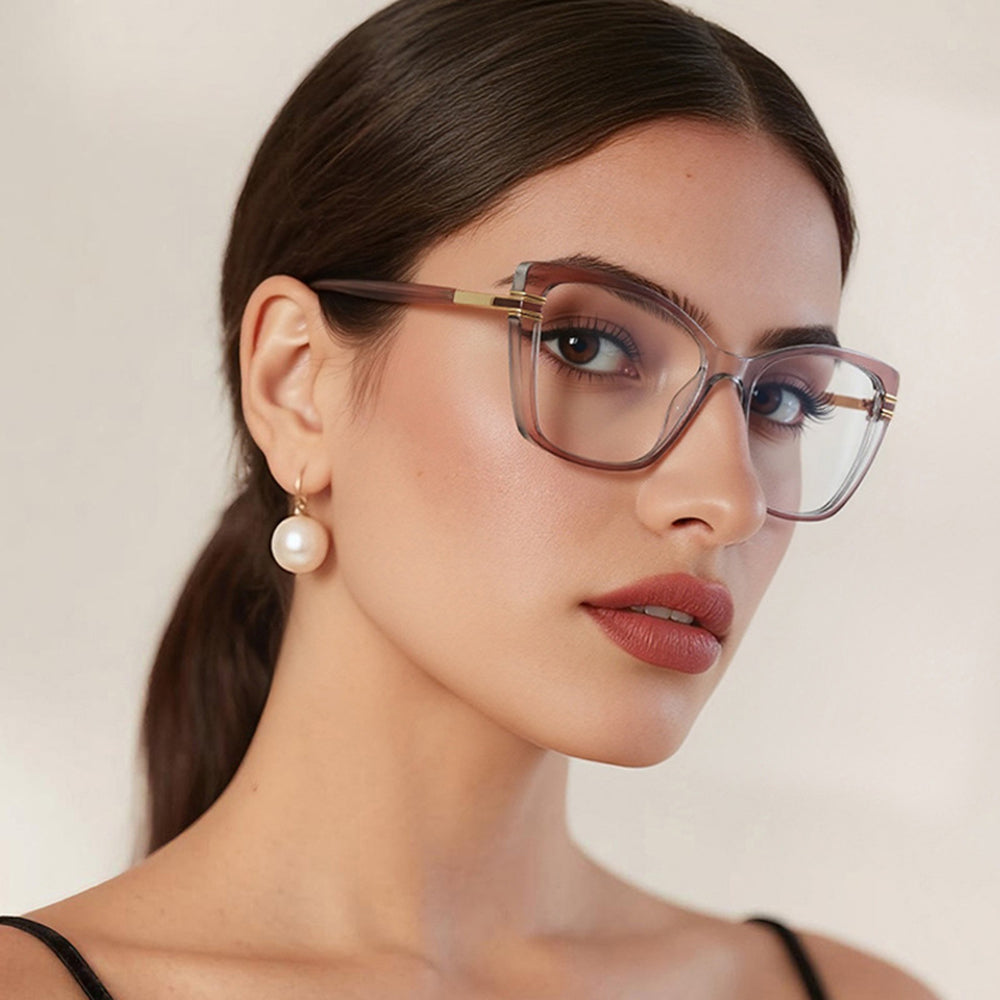 Damen Computerbrille Techsuit 2273, Anti-Blue Light, Hellbraun