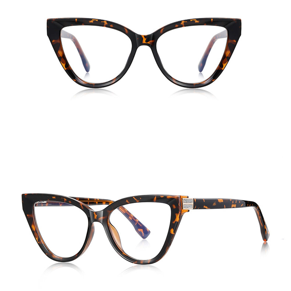 Damen Computerbrille Techsuit 2279, Anti-Blue Light, Braun