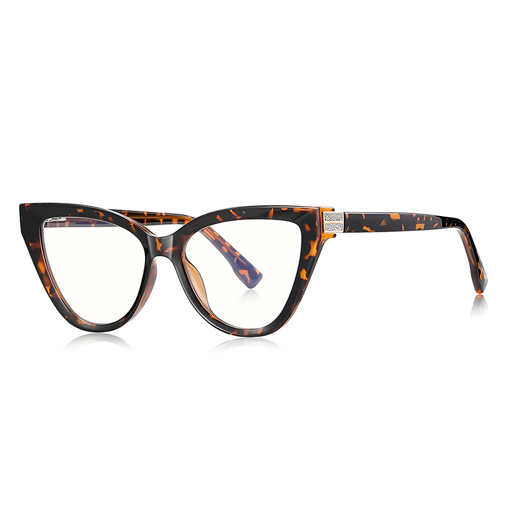Damen Computerbrille Techsuit 2279, Anti-Blue Light, Braun