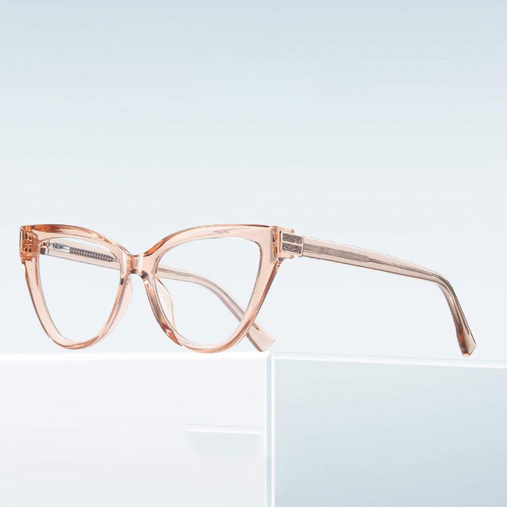 Damen Computerbrille Techsuit 2279, Anti-Blue Light, Braun