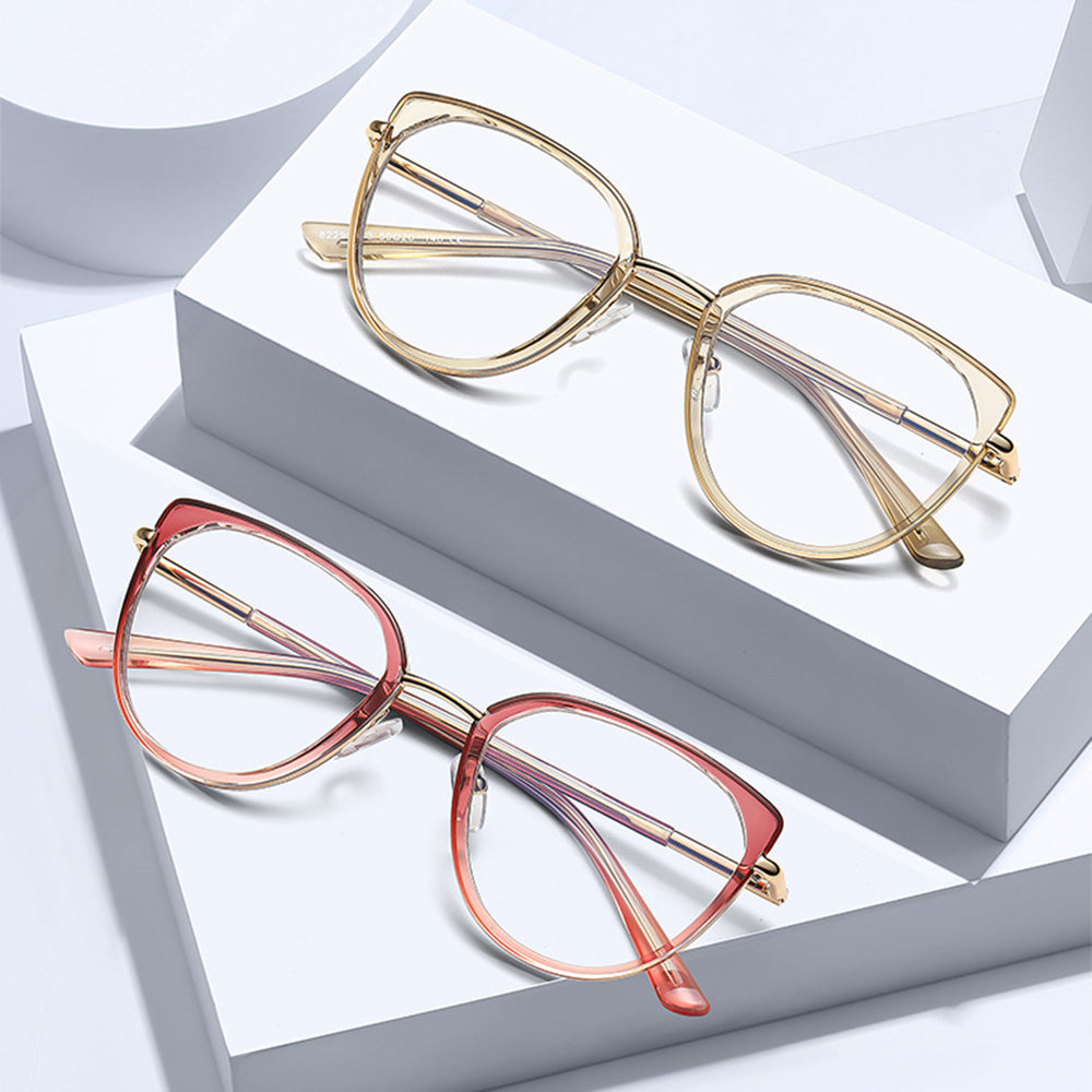 Damen Computerbrille Techsuit 82290, Anti-Blue Light, Roségold
