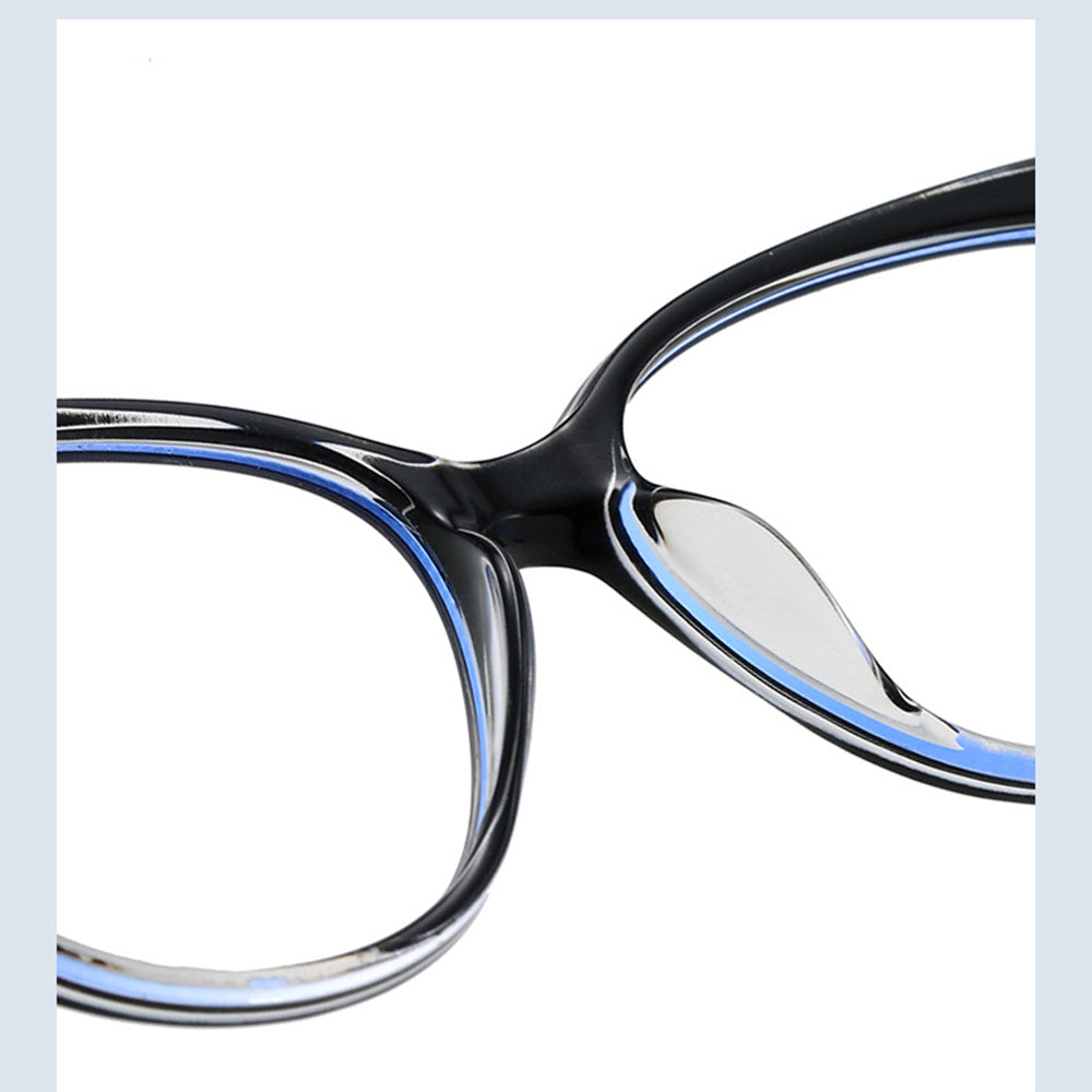 Damen-Computerglas Techsuit F5018-C8, Anti-Blaues Licht, Blau