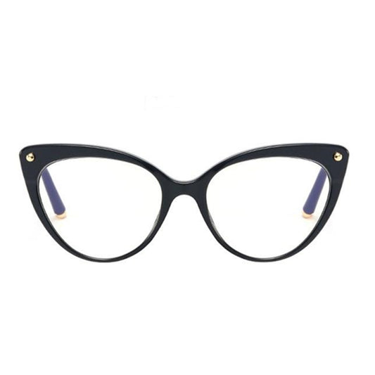 Damen-Computergläser Techsuit F93308, Anti-Blaues Licht, Schwarz