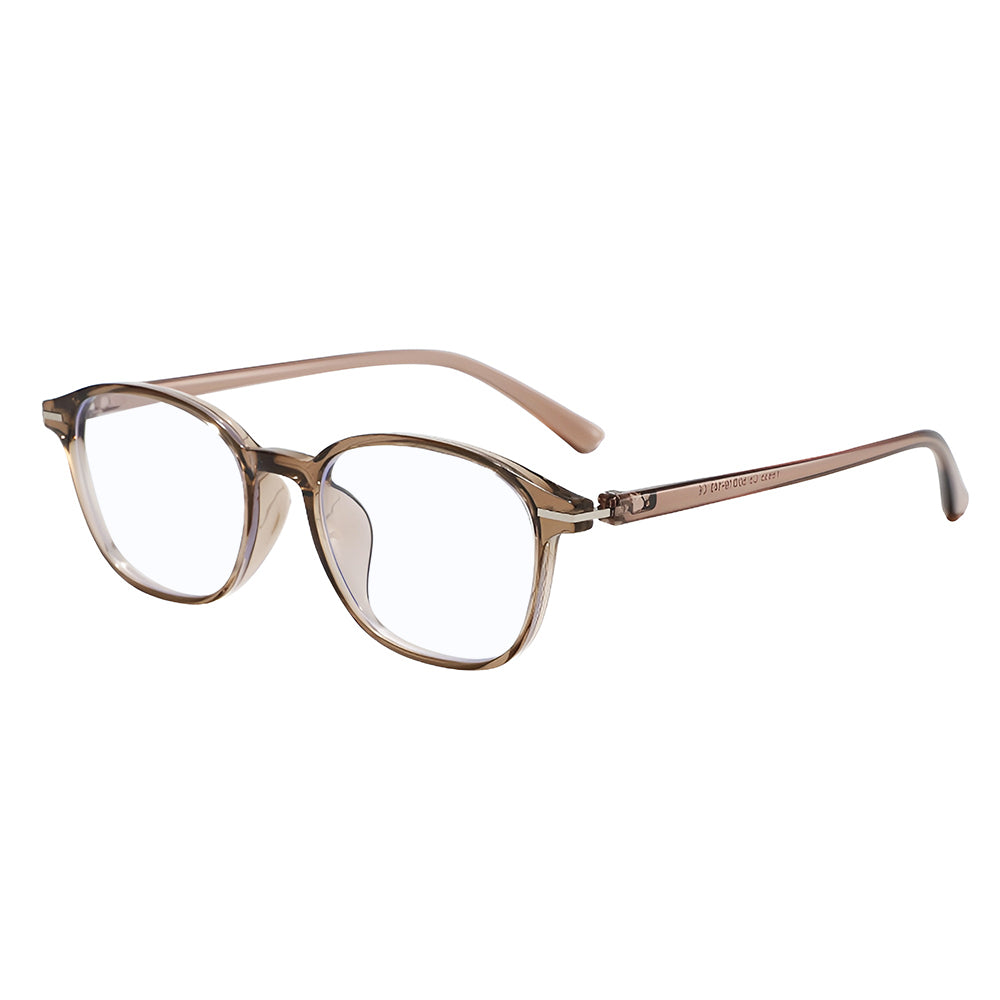 Unisex Computerbrille Techsuit 6635, Anti-Blue Light, Hellbraun