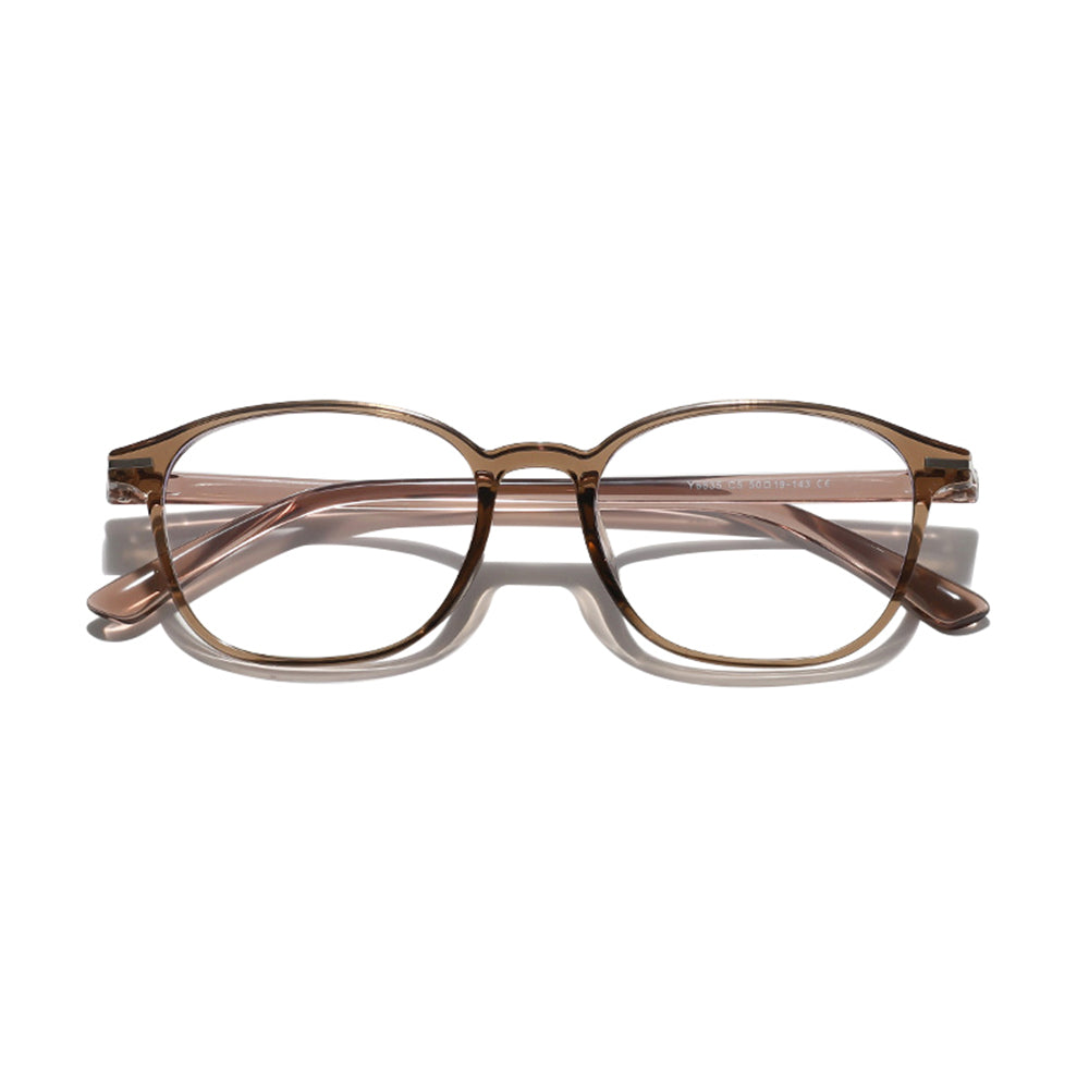 Unisex Computerbrille Techsuit 6635, Anti-Blue Light, Hellbraun