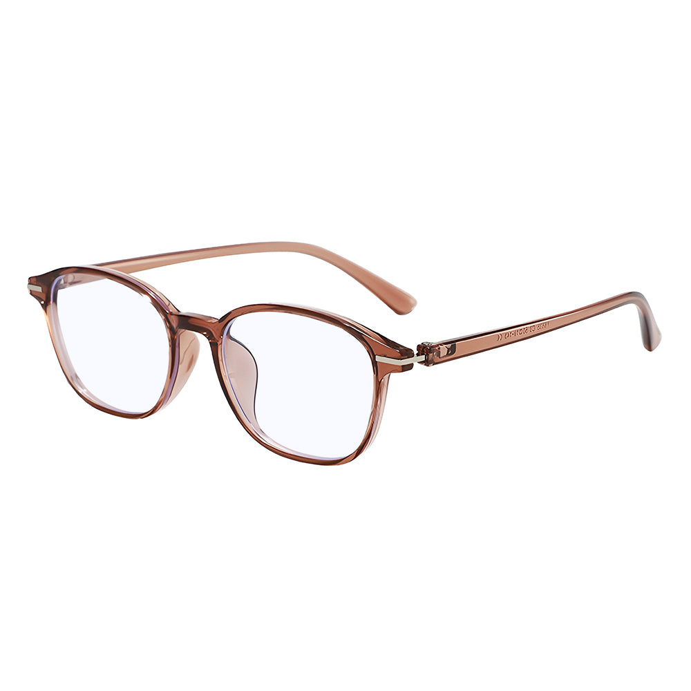 Unisex Computerbrille Techsuit 6635, Anti-Blau-Licht, Braun Lila