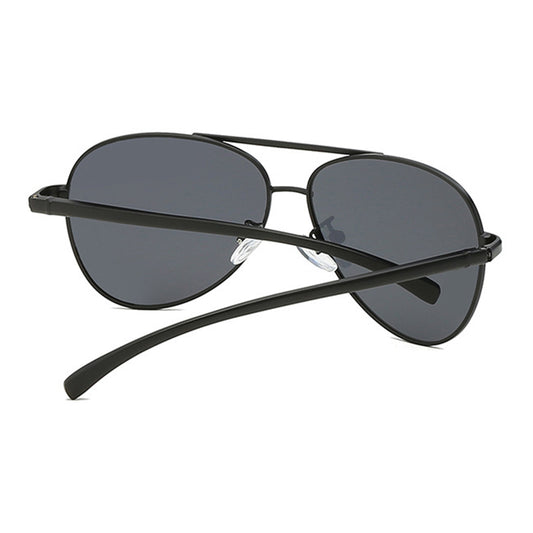 Herren-Sonnenbrille Techsuit 2150, polarisiert, UV-Schutz, Schwarz Grau