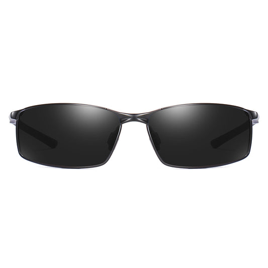 Herren-Sonnenbrille Techsuit 559, polarisiert, UV-Schutz, schwarz