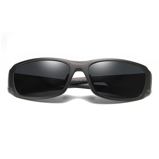 Herren-Sonnenbrille Techsuit MM108, polarisiert, UV-Schutz, grau