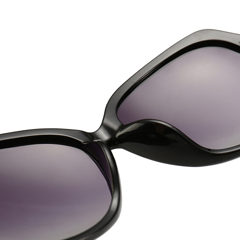 Damen-Sonnenbrille Techsuit 8881, polarisiert, UV-Schutz, Schwarz Grau