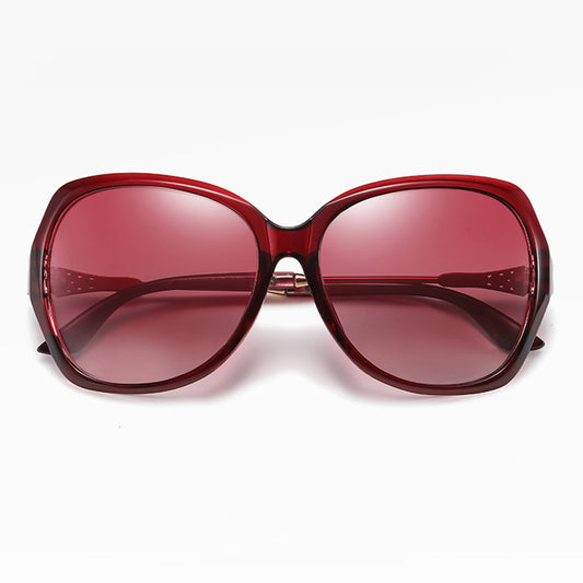 Damen-Sonnenbrille Techsuit 8881, polarisiert, UV-Schutz, rot