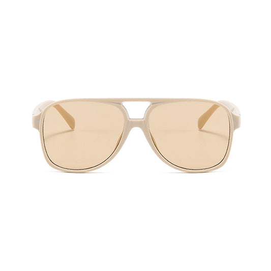 Unisex Sonnenbrille Techsuit 98061, UV-Schutz, Beige Braun