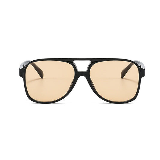Unisex Techsuit Sonnenbrille 98061, UV-Schutz, Schwarz Hellbraun