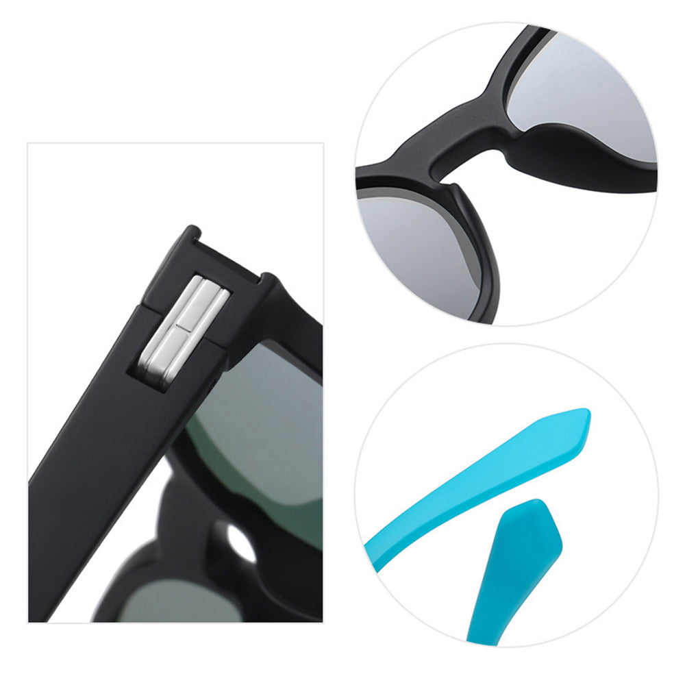 Unisex Sonnenbrille Techsuit TR7545, polarisiert, UV-Schutz, Braun