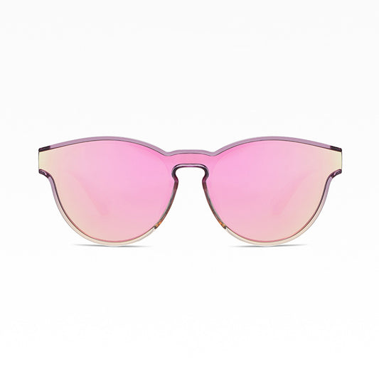 Unisex-Sonnenbrille Techsuit TR7545, polarisiert, UV-Schutz, lila gelb rosa