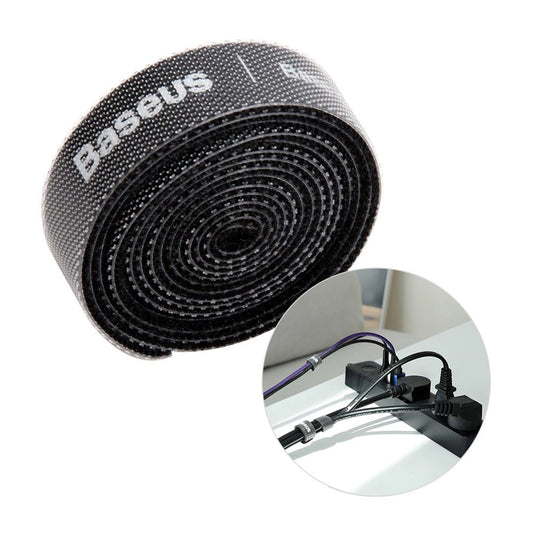 Kabelorganisator Baseus Circle, Velcro, 1m, Schwarz ACMGT-E01